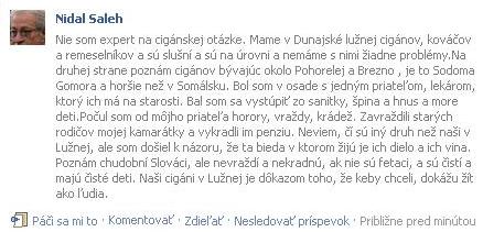 Nidal Saleh o cigáňoch